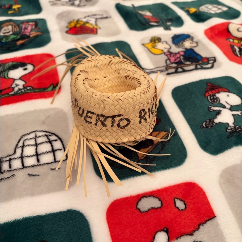 Puerto Rico Miniature Straw Hat